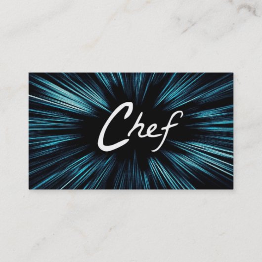 Shining Star Chef Visitekaartje (Voorkant)