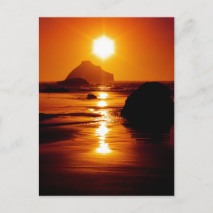 Shining Star - Face Rock, Bandon, Oregon Briefkaart