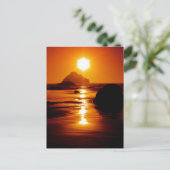 Shining Star - Face Rock, Bandon, Oregon, Verenigd Briefkaart (Staand voorkant)