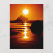 Shining Star - Face Rock, Bandon, Oregon, Verenigd Briefkaart (Voorkant)