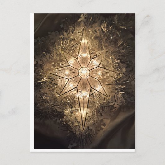 Shining Star Feestdagenkaart (Voorkant)