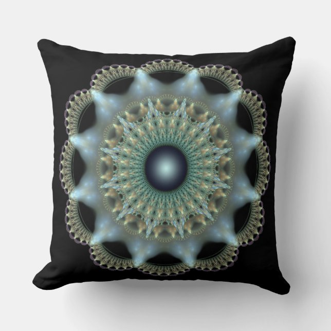 Shining star fractal ornament kussen (Voorkant)