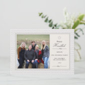 Shining Star Hanukkah Photo Flat Card Feestdagenkaart (Staand voorkant)