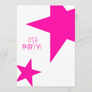 Shining Star Invitation Kaart