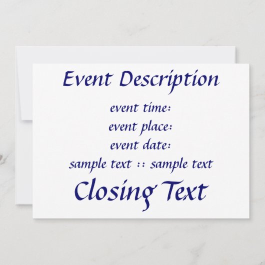 Shining Star Kaart (Achterkant)