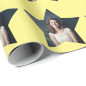 Shining Star met aangepaste foto Cadeaupapier (Rol Hoek)