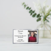 Shining Star Photo Business Card Visitekaartje (Staand voorkant)