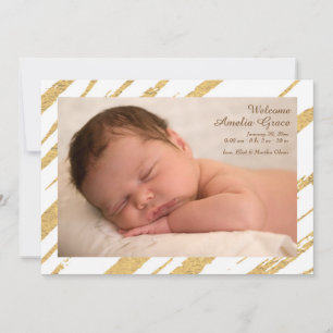 Shining Star Photo Invitation Kaart