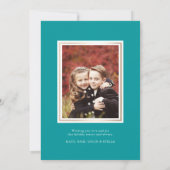 Shining Star | Prettige feestdagen Foto Feestdagenkaart (Achterkant)