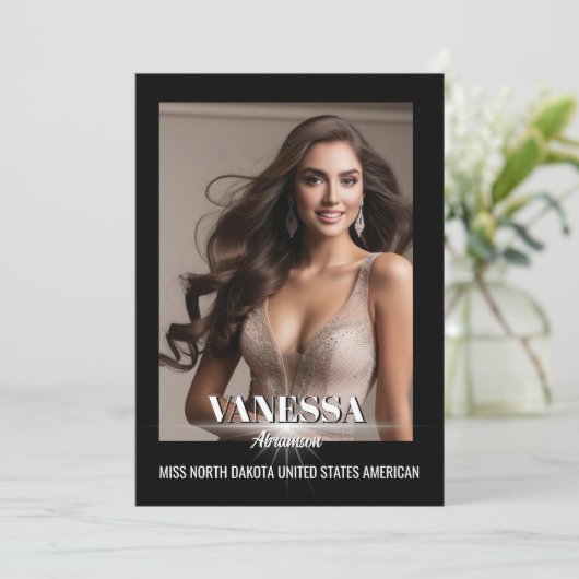 Shining Star Ultimate Autograph Kaart (Staand voorkant)