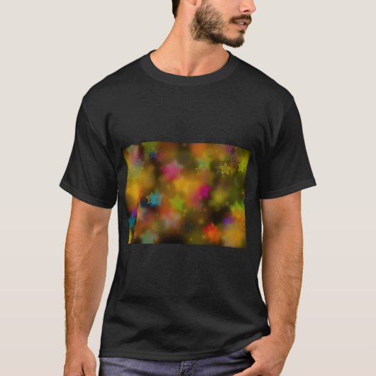 Shining Stars – Kosmisch Nachtelijke Hemd T-shirt (Voorkant)
