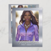 Shining Stars Model Comp Kaart voor Modellen (Voorkant / Achterkant)