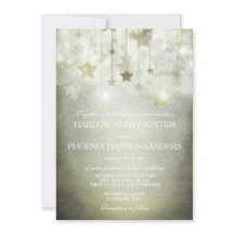 Shining Stars Wedding Invite