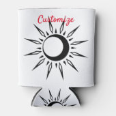 Shining Sun Crescent Moon Thunder_Cove Blikjeskoeler (Voorkant)