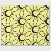 Shining Sun Crescent Moon Thunder_Cove Cadeaupapier (Vlak)
