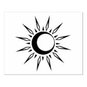 Shining Sun Crescent Moon Thunder_Cove Rubberstempel (Afrduk)