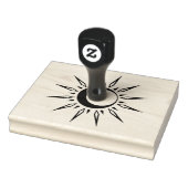 Shining Sun Crescent Moon Thunder_Cove Rubberstempel (Stempel)