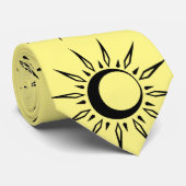 Shining Sun Crescent Moon Thunder_Cove Stropdas (Opgerold)