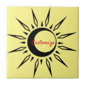 Shining Sun Crescent Moon Thunder_Cove Tegeltje (Voorkant)