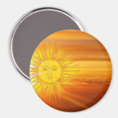 Shining Sun Magneet (Voorkant / Achterkant)