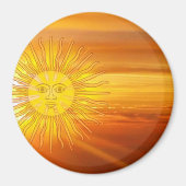 Shining Sun Magneet (Voorkant)