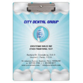 Shining Teeth Dentist Klembord (Voorkant)