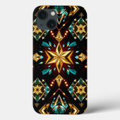 Shining Yellow Diamond Pattern Telefoon Case-Mate iPhone Case (Achterkant)