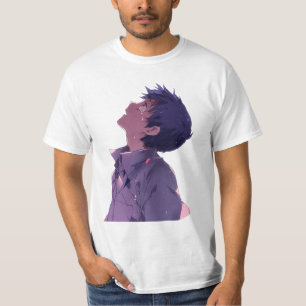 shinji anime sad t-shirt