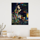 Shinjuku Angel ART PRINT gothic Japan fairy tokyo (Keuken)