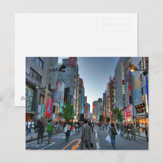 Shinjuku Briefkaart (Voorkant / Achterkant)