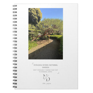 Shinjuku Gyoen National Garden Japanse stijl Notitieboek