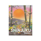 Shinjuku Japan reisposter Notitieblok (Linkerzijde)