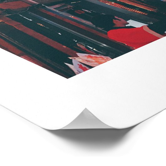 Shinjuku Street Poster (Hoek)