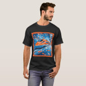 Shinkansen gestroomlijnd t-shirt (Voorkant volledig)