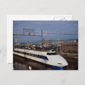 Shinkansen of Bullet Train, Kyoto, Japan Briefkaart (Voorkant / Achterkant)