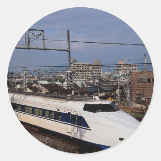Shinkansen of Bullet Train, Kyoto, Japan Ronde Sticker