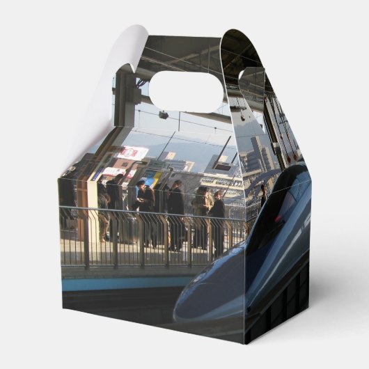 Shinkansen uit de 500-reeks 新 線 Bullet Train Bedankdoosjes (Achterkant)