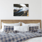 Shinkansen uit de 500-reeks 新 線 Bullet Train Canvas Afdruk (Insitu (Slaapkamer))