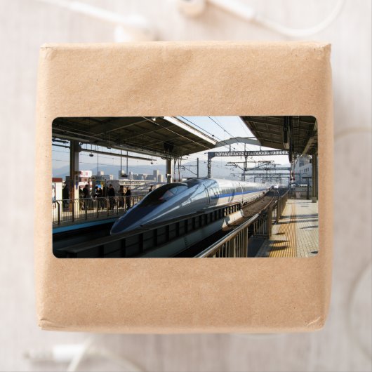 Shinkansen uit de 500-reeks 新 線 Bullet Train Etiket (Insitu)
