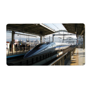 Shinkansen uit de 500-reeks 新 線 Bullet Train Etiket
