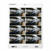 Shinkansen uit de 500-reeks 新 線 Bullet Train Etiket (Full Sheet)