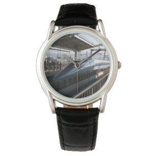 Shinkansen uit de 500-reeks 新 線 Bullet Train Horloge
