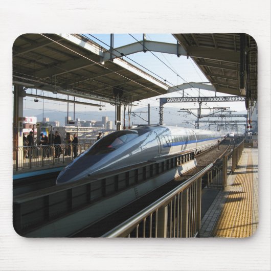 Shinkansen uit de 500-reeks 新 線 Bullet Train Muismat (Voorkant)