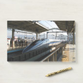 Shinkansen uit de 500-reeks 新 線 Bullet Train Post-it® Notes (Op bureau)