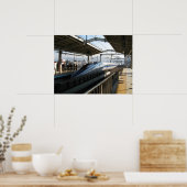 Shinkansen uit de 500-reeks 新 線 Bullet Train Poster (Keuken)