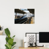 Shinkansen uit de 500-reeks 新 線 Bullet Train Poster (Thuiskantoor)