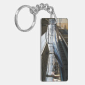 Shinkansen uit de 500-reeks 新 線 Bullet Train Sleutelhanger (Voorkant Links)