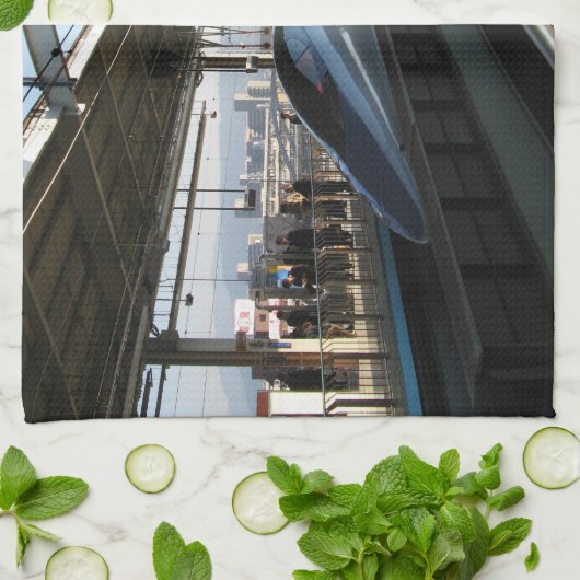 Shinkansen uit de 500-reeks 新 線 Bullet Train Theedoek (Gevouwen)