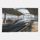 Shinkansen uit de 500-reeks 新 線 Bullet Train Theedoek (Horizontaal)