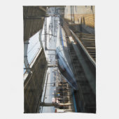 Shinkansen uit de 500-reeks 新 線 Bullet Train Theedoek (Verticaal)